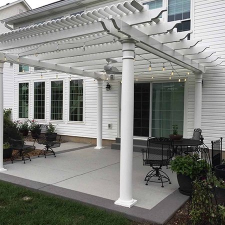 Vinyl Pergola Manufacturers | Dhanamwpcpergola